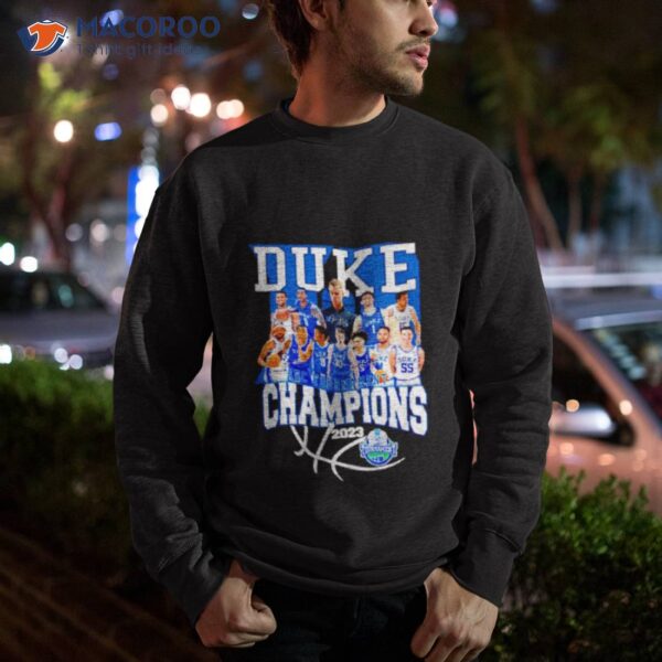 Duke Blue Devils Acc Tournament Champions 2023 Signatures Shirt