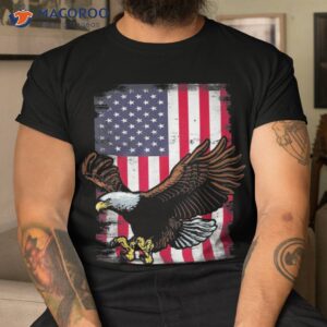 eagle 4th of july usa flag american patriotic shirt tshirt 1