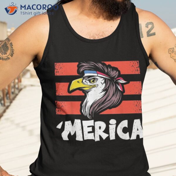 Eagle Mullet 4th Of July 2022 Shirt Usa American Flag Merica