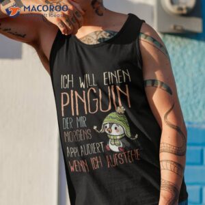 early risers morgenman king penguin animal park shirt tank top 1