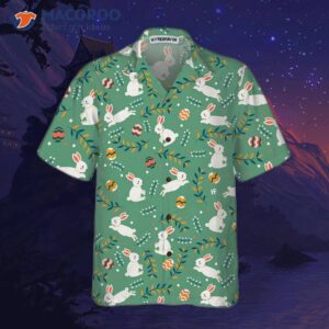 easter egg and bunny hawaiian shirt funny gift ideas 2