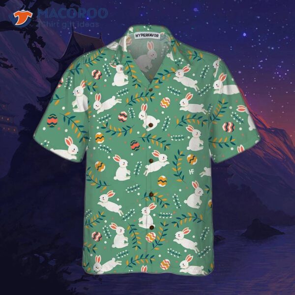 Easter Egg And Bunny Hawaiian Shirt, Funny Gift Ideas