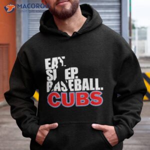 eat sleep baseball cubs 2023 shirt hoodie