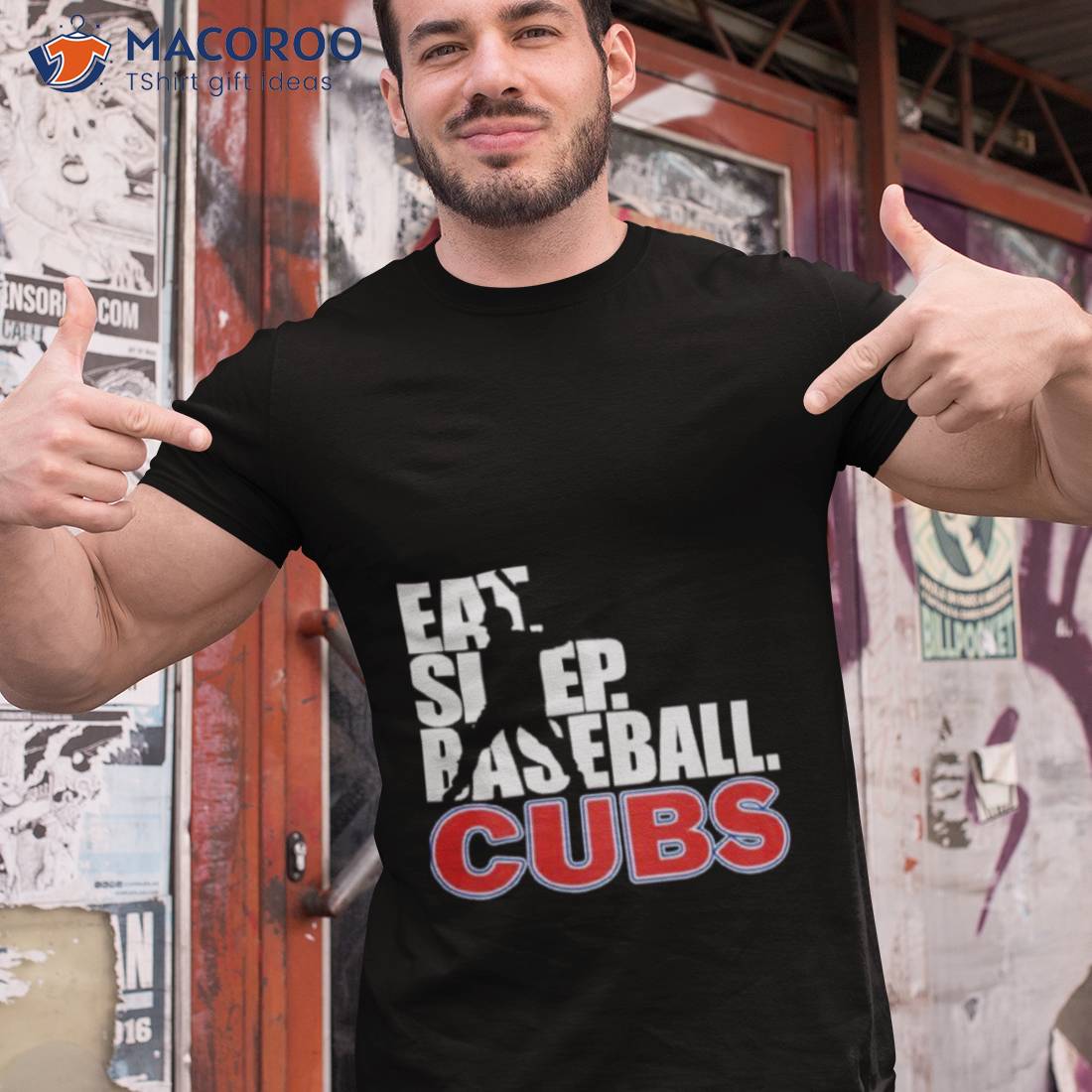 Eat Sleep Baseball Cubs 2023 Shirt