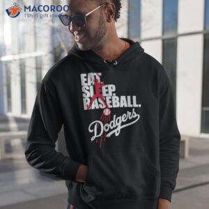 eat sleep baseball dodgers 2023 shirt hoodie 1