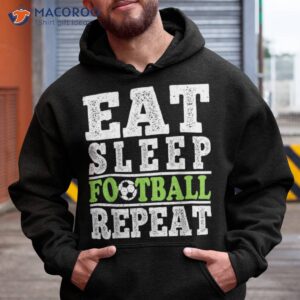 Eat Sleep Football Repeat Sports Lover Kids, Boys, Girls Tee Shirt
