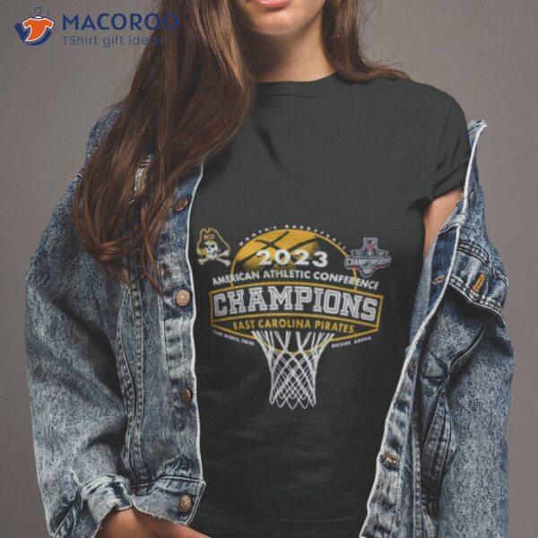 Ecu Pirates 2023 Acc Women’s Basketball Conference Tournament Champions Locker Room Shirt