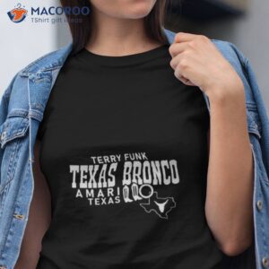 eddie kingston wearing terry fund texas bronco amarillo texas shirt tshirt
