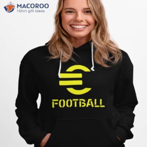 efootball yellow pro evolution soccer shirt hoodie 1