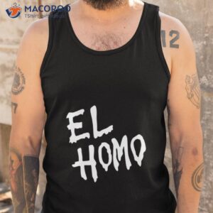 El Homo White Shirt 3 el homo white shirt tank top