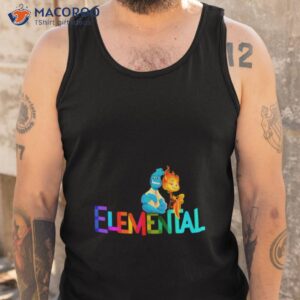 elemental fire and water shirt tank top