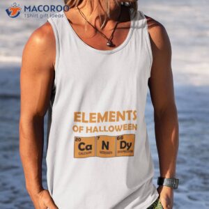 elements of halloween candy halloween costume shirt tank top