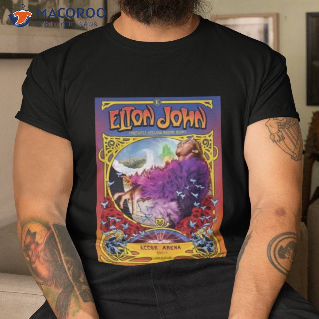 Elton John Farewell Yellow Brick Road Tour Accor Arena Paris 2023 Shirt Elton John Farewell Yellow Brick Road Tour Accor Arena Paris 2023 Shirt