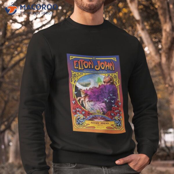 Elton John Paris 23 Merrell Poster Shirt