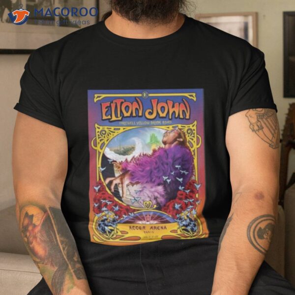 Elton John Paris 23 Merrell Poster Shirt