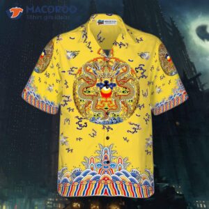 emperor chinese dragon royalty hawaiian shirt 3