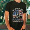 English Bulldog World&acirc;€™s Best Farter I Mean Father Usa Flag Shirt