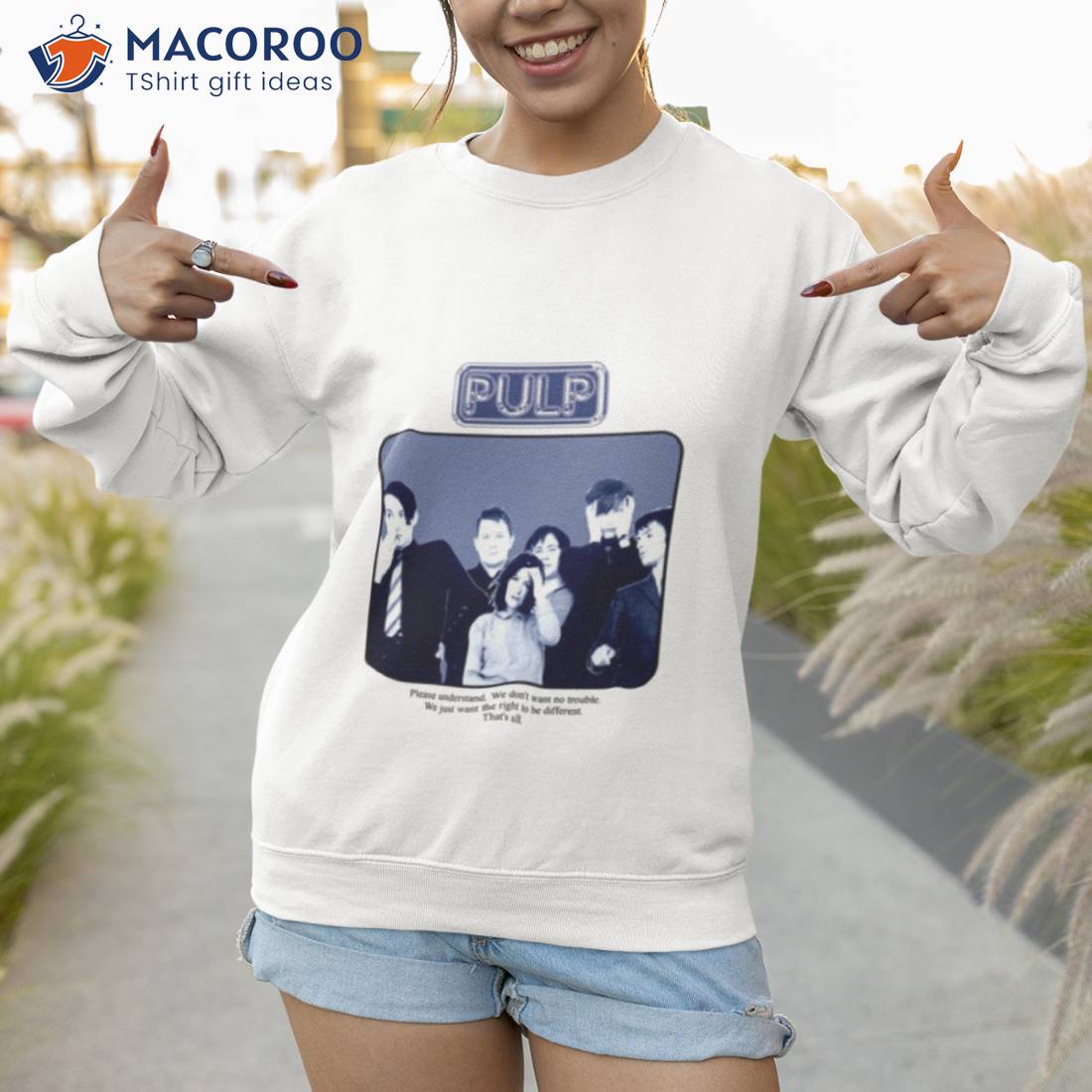 English Rock Band Pulp Shirt English Rock Band Pulp Shirt