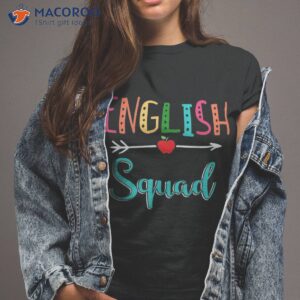 English Squad Teacher Back To School Shirt