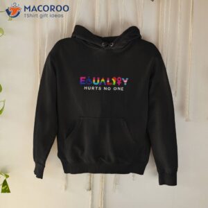 Equality Hurts No One Lgbt Pride Shirt
