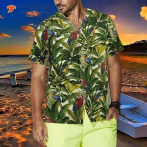 exotic parrots tropical leaves and a hawaiian shirt 3
