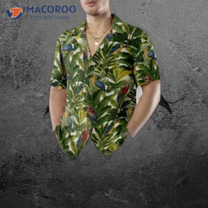 exotic parrots tropical leaves and a hawaiian shirt 4