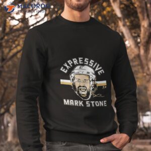 expressive mark stone vegas golden knights 2023 champions signature shirt sweatshirt