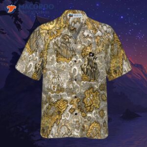 fantasy island s treasure map hawaiian shirt 2