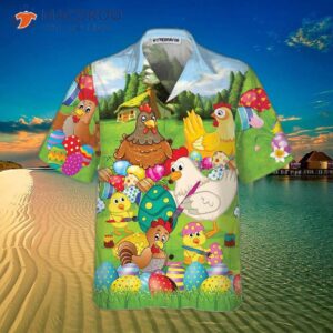 farm chicken easter eggs hawaiian shirt bunny funny and gift ideas 2