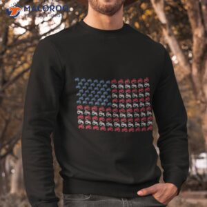 farmer tractors arrange into american flag 4th of july shirt sweatshirt