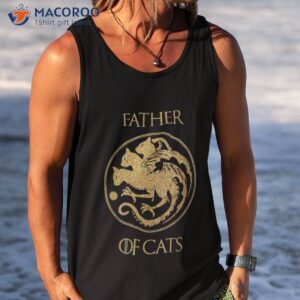 father of cats shirt cat dad daddy tank top