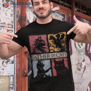 Father Of Cats Shirt – Cat Lovers Dad Fabulous