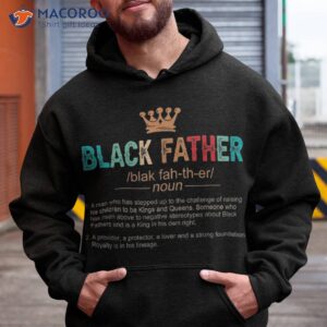 Father’s Day Black Father Noun Definition African American Shirt