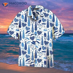 father s day dad things blue hawaiian shirts 0