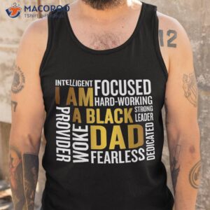 father s day i am black dad father king man shirt tank top