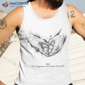 father s love scribble style shirt tank top 3