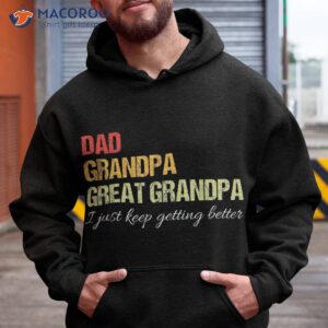 fathers day gift from grandkids dad grandpa great shirt hoodie 1