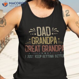 fathers day gift from grandkids dad grandpa great shirt tank top 3