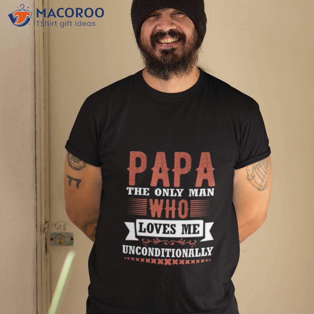 Father`s Day Papa Loves Me Shirt Father`s Day Papa Loves Me Shirt