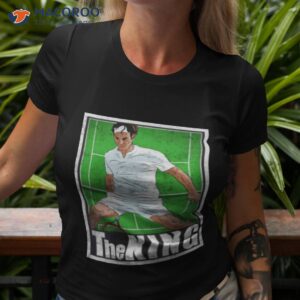 federer tennis player hero vintage the king shirt tshirt 3