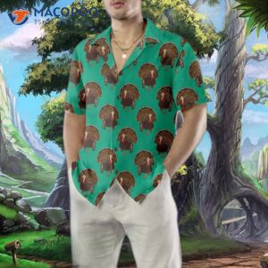 festive thanksgiving turkey hawaiian shirt funny gobble gift for day 4