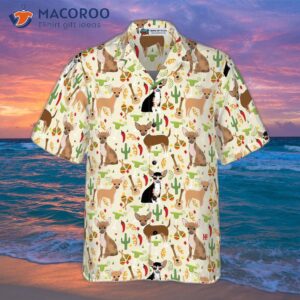 fiesta chihuahua and margaritas celebration hawaiian shirt 2