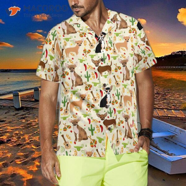 Fiesta Chihuahua And Margaritas Celebration Hawaiian Shirt