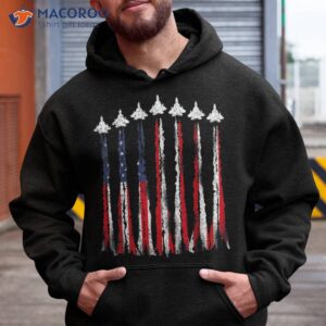 fighter jet airplane usa flag 4th of july patriotic shirt hoodie