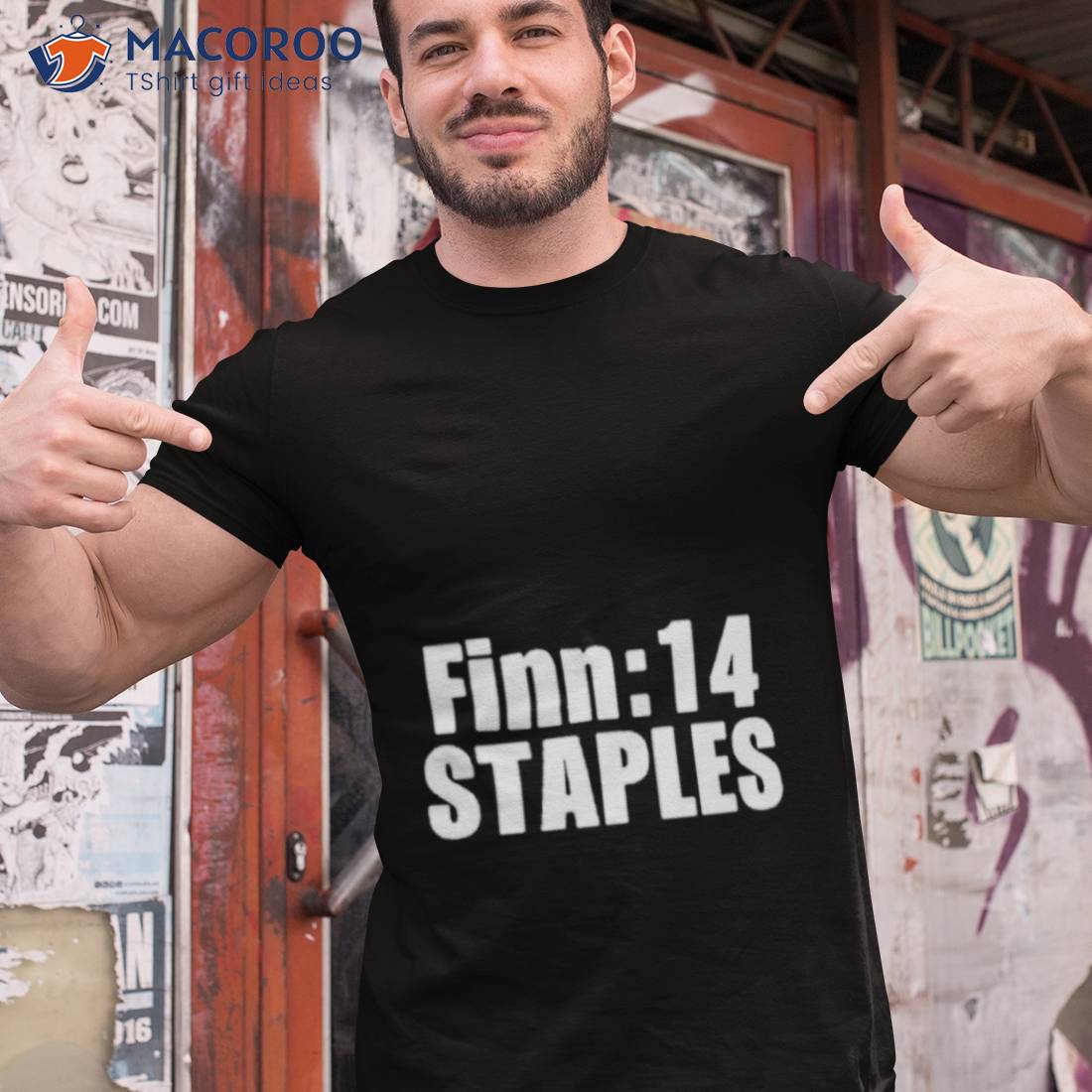 Finn Balor 14 Staples Shirt Finn Balor 14 Staples Shirt