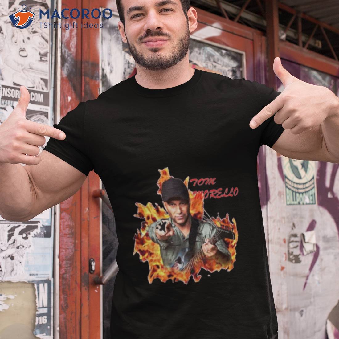 Fire Design Tom Morello Shirt Fire Design Tom Morello Shirt