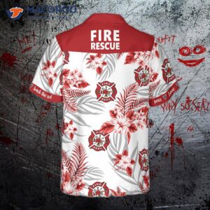 firefighter fire rescue hawaiian shirt 1
