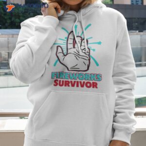 Fireworks Survivor Independence Day Shirt