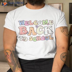 Happy First Day Of School Shirt Teachers Kids Back To