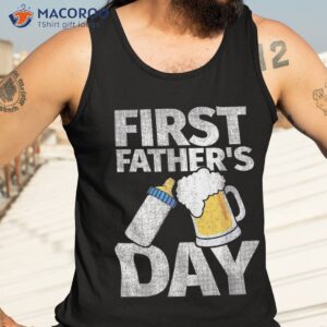 first father s day gift beer baby bottle daddy 2023 dad joke shirt tank top 3